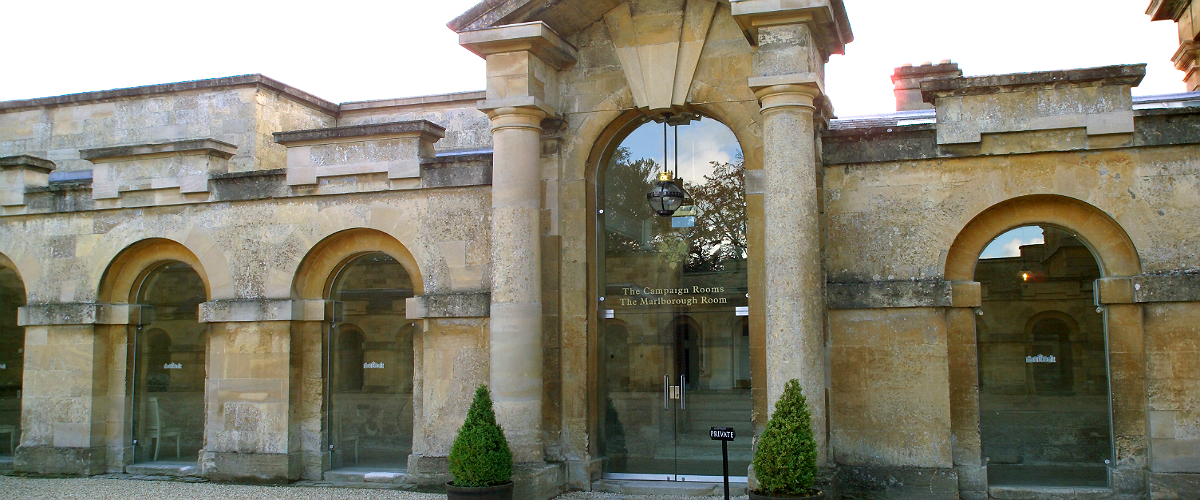 Glass walls & entrances for Blenheim Palace