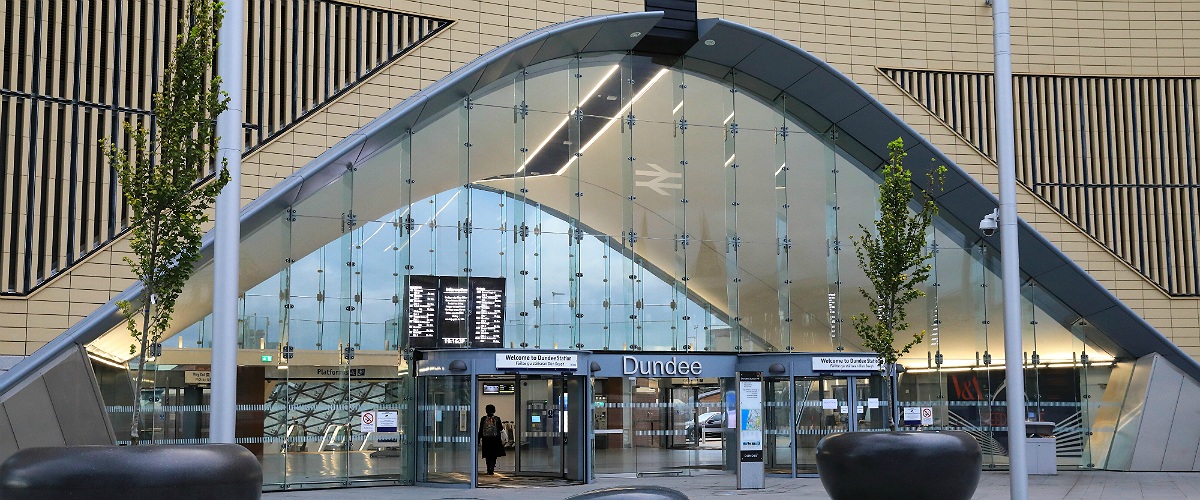 Dundee Railway Station using ThermoSpan Bolted Glazing